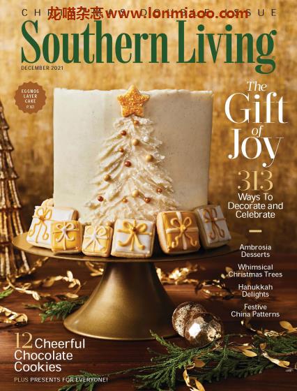 [美国版]Southern Living 室内设计杂志 2021年12月刊